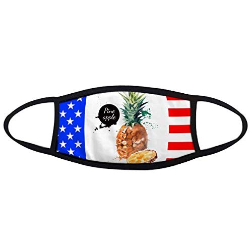 Masque de bouche contre les irritations de la poussière motif ananas