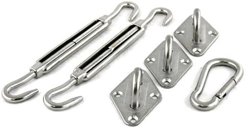 Shade Sail Hardware Kit (TRIANGLE) - Galvanized Steel