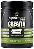 Creapure 500g - Creatin Monohydrat Pulver Dose - bestes Marken Kreatin (Mesh 200) aus Deutschland für Bodybuilding, Kraftsport und Fitness
