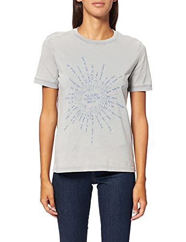Desigual Womens Knit T-Shirt Short Sleeve T Shirt, Black, Small Us #TOP18