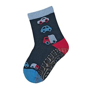 Sterntaler Baby – Jongens Fli SUN vrachtwagen/auto sokken, per pak blauw (marine 300), (fabrieksmaat: