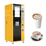 Commercial Coffee Vending Machine, Fresh Grinding, Hot and Iced, Multi-payment (Cash/Credit/Facial Recognition/Qr Code Scanning, Etc), For Office and Commercial Spaces