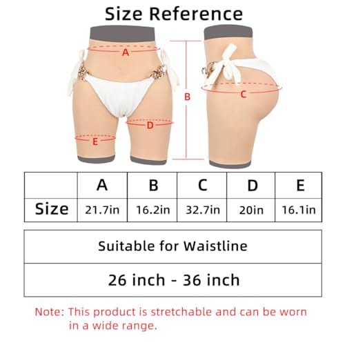 YUMEYA Silicone Butt Pants Hip Enhancer Pads Male to female Crossdressing Underwear for Crossdressers3