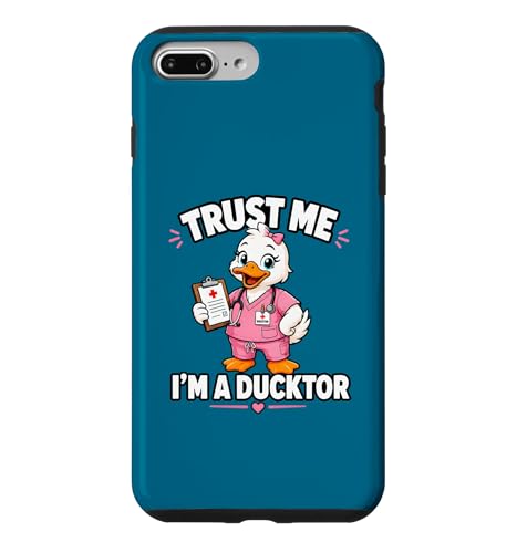 Trust Im A Ducktor Motif Canard Coque pour iPhone 7 Plus/8 Plus