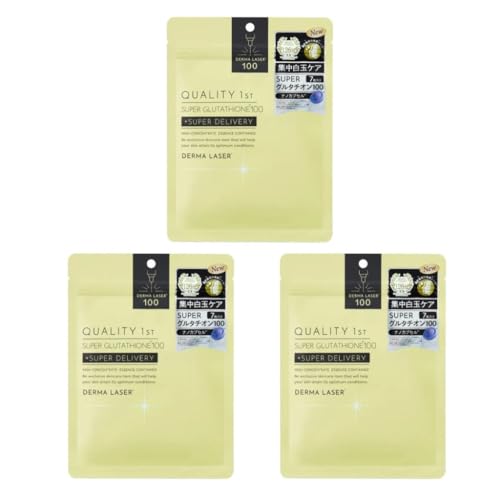 �y3�܂Ƃߔ����z�_�[�}���[�U�[* �X�[�p�[ �O���^�`�I��100 �}�X�N 7����x3�� DERMA LASER* SUPER GLUTATHIONE 100 ���ʃP�A ������ �G�C�W���O�P�A �c�� �n��