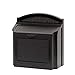 Whitehall Products 16140 Wall Mailbox, Black