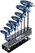Produktbild BGS 8484 | T-Griff-Schlüssel-Satz | Innensechskant 2 - 10 mm | 8-tlg.