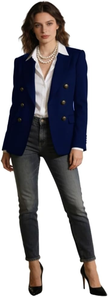 Casual Womens Blazer Business Open Front Work Office Suit Jackets Trendy Outfits Work