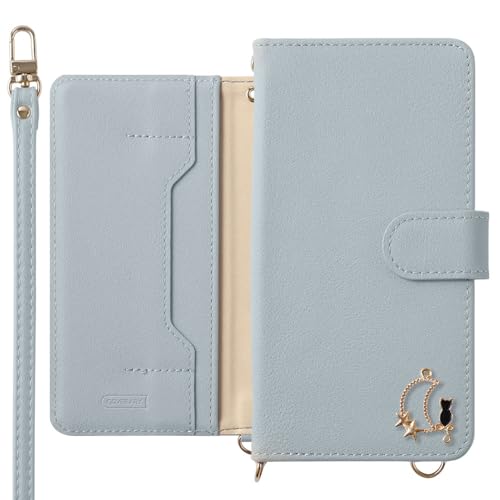 COVERARY �݊��i/���� Redmi Note 15 Pro+ 5G �P�[�X �蒠�^ �X�}�z�P�[�X 1���� �u���[ �S�@��Ή� �X�}�z�X�^���h �V�����_�[�X�g���b�v ���|�� �����݃J���[ �l�R �L 100065903