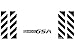 The Pixel Hut gs00021b Motorcycle Reflective Decal Kit"R1200 GSA Chevron" for BMW GS Adventure Touratech Top Case Box - Black Reflective