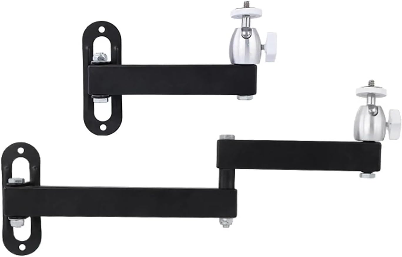 Wall Mounting Projector Mount Bracket Easy to Install Durable Adjustable Wall Support Ceiling Bracket Holder for Bedside Office(17.5cm)