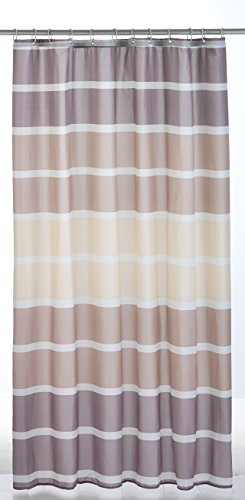 Axentia Duschvorhang, Kunststoff, Taupe