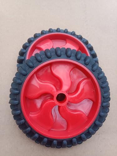 Image of Training Wheels for Children's Bicycle, Red and Black, 2-Piece Set