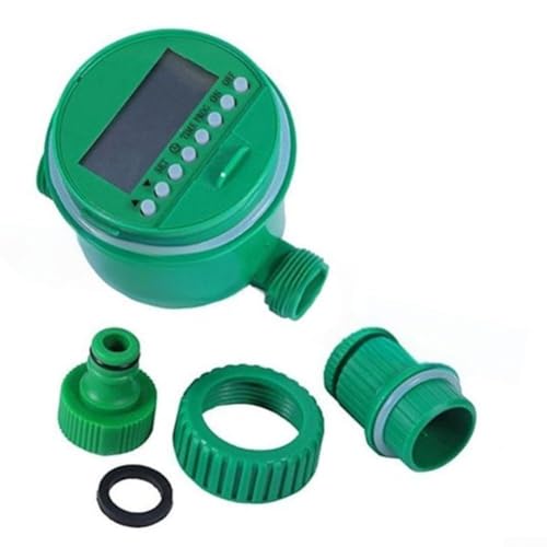 Axorafow Minuteur d'arrosage pour contrôle de l'irrigation de la pelouse de jardin - Minuteur programmable avec retard de pluie - Commande manuelle de 1 min à 9 heures 59 min - Planification en