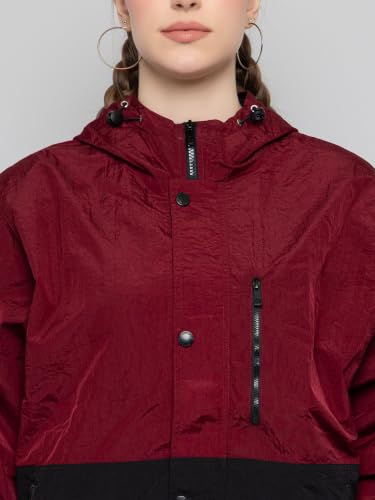 Image of CHKOKKO Sunscreen Jacket for Women Hooded Zipper Sports Jacket | UV Protection | Sun Protective | Lightweight Water Resistant | Riding Biker | Outdoor Travel Gym Running