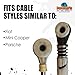 BushingFix NA1Kit Manual Transmission Shift Cable Bushing Repair Kit, Shift Cable Bushing Repair Kit, Compatible with Fiat 500 Manual Transmission Non-Abarth or Turbo Models, Mini Coopers and Porsche