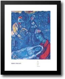 The Bride and Groom 28x34 Framed Art Print by Chagall, Marc