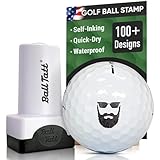 Ball Tatt - Beard Man Golf Ball Stamp, Golf Ball...