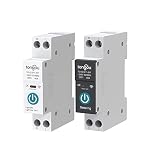 TUYA WiFi Smart Circuit Breaker with Metering 1P 63A DIN Rail for Smart Home Wireless Remote Control