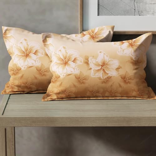 Image of Cloth Fusion Cotton Feel Pillow Covers Set of 2 with Envelope Closure (17X27 Inches, Color)
