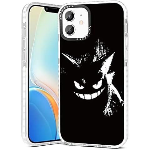 Qerrassa Gangar for iPhone 12/12 Pro 6.1" Case Cool Cartoon Character for Girls Kids Boys Anime Phone Cases Cover Fun Unique Kawaii Fashion Soft TPU Protective Case for iPhone 12/12 Pro 6.1 Inches Cover
