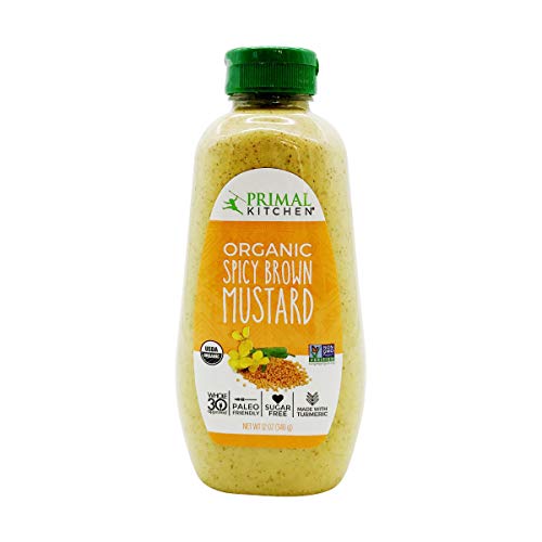 Organic Spicy Brown Mustard by Primal Kitchen - 12 oz Jar