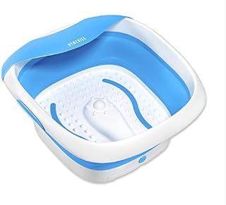 HoMedics Compact Pro Spa Collapsible Footbath with Heat | Vibration Massage, Acu-Node Surface