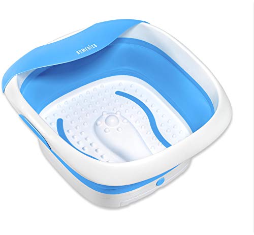 HoMedics Compact Pro Spa Collapsible Footbath with Heat | Vibration Massage, Acu-Node Surface