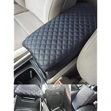 its us Center Console Armrest Cover for Nissan Maxima 20082014, Center Console Lid Cover Replacement, Synthetic Leather Interior Accessories Protector, Black