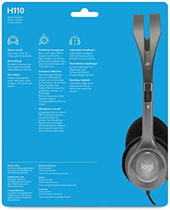 Logitech H110 Kablolu Headset 981-000271 Stereo Kulaklık - Görsel 6