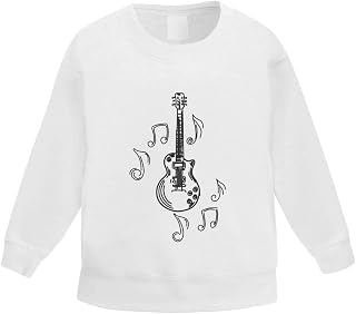 Azeeda 'Musical Guitar' Kid's Sweatshirt/Jumper (3-4 Years) (KW00039787)
