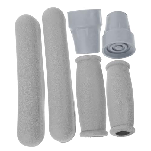 NOLITOY Crutch Kit for Armpit Shoulder Anti-Slip Pad Comfortable Foot Cap for Enhanced Stability