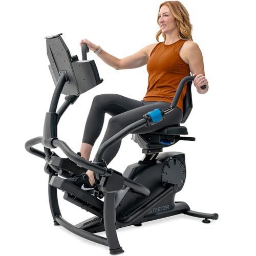Teeter FreeStep Recumbent Cross Trainer Stepper, Zero-Impact Exercise Bike Alternative
