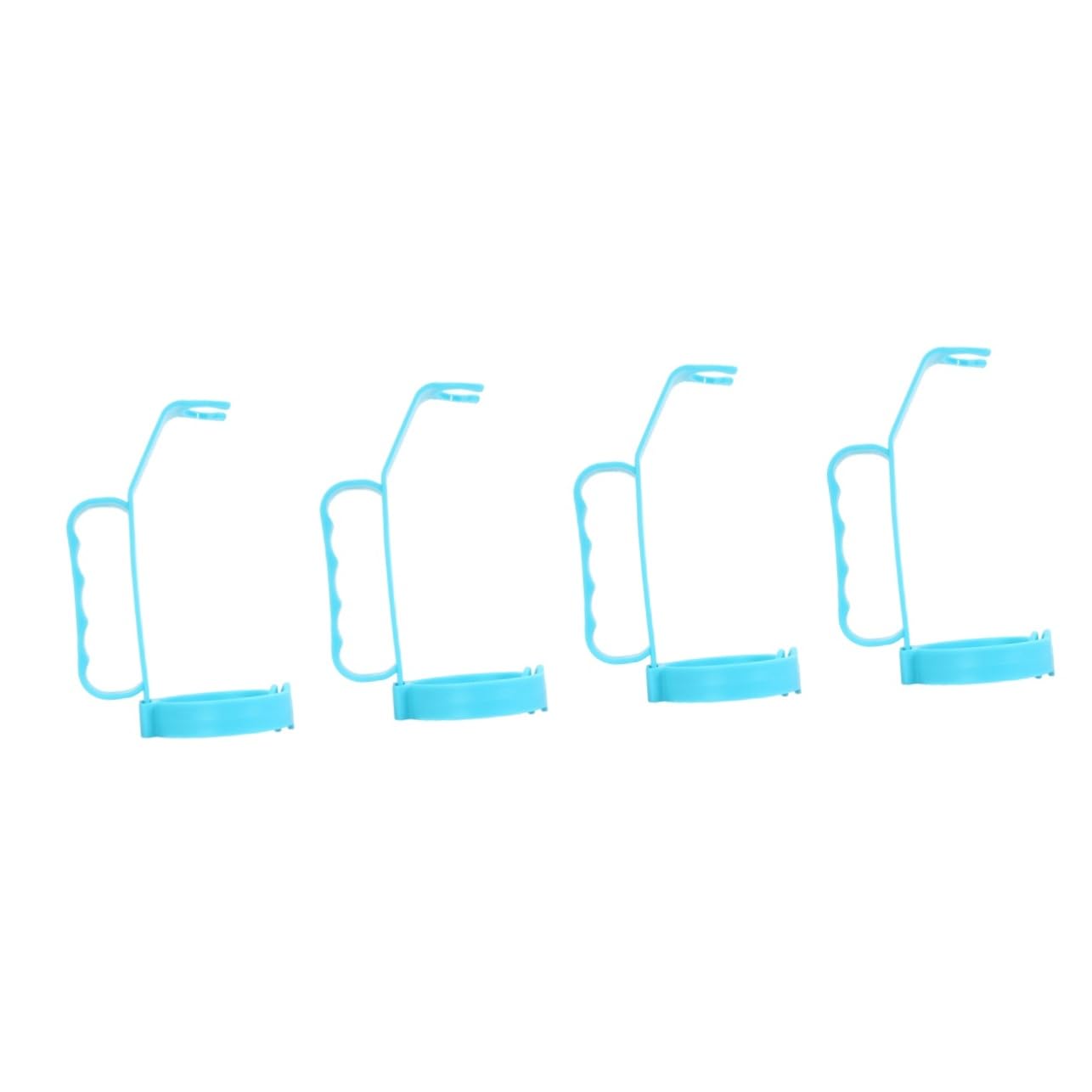 PRETYZOOM 4 Stück Getränke Griff Bottle Pourer cupholder Flasche Regal Flaschen Halter Mug Holder Getränkegriff Getränkeflaschengriff Soda-Gießgriff Griff zum Ausgießen von Getränken Plastik
