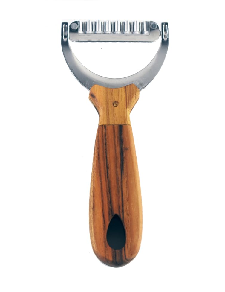 Wooden Handle Papaya Shredder Tool Stainless Steel Blade Vegetable...