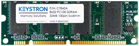 Keystron 32MB 100 pin SDRAM DIMM Printer Memory Compatible with HP C7845A C4143A Q7707A for Laserjet 1200 2200 4000 4050 5000
