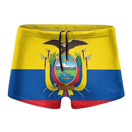 Zhengzho Bandera de Ecuador Hombres Traje de baño Trajes de baño Tabla...