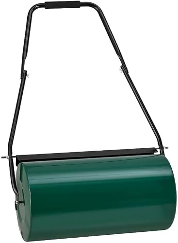Rasenwalze aus Metall 60 cm Arbeitsbreite – 48L Befüllbare Gartenwalze