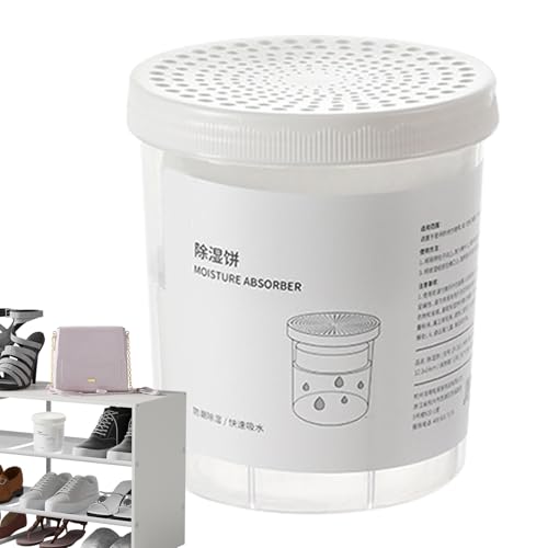 Hogvinnatil Deshumidificador de Armario, Absorbente de Humedad para Ambientes Húmedos y Eliminador de Olores, Recargable Para Hogar Armario Baño Cocina Coche