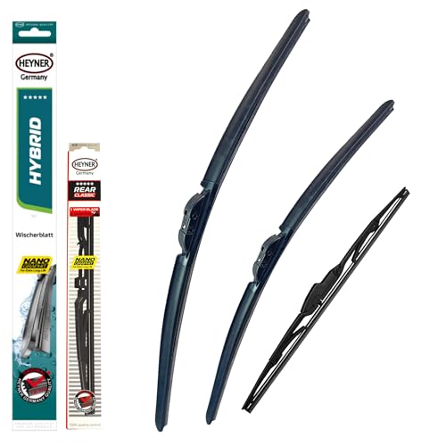 Heyner Wiper Blades Fits: Renault Espace 2002-2014 Hybrid Windscreen Wipers HH3028SL14HRC