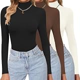 Ekouaer Womens Turtleneck Shirts Long Sleev… product image