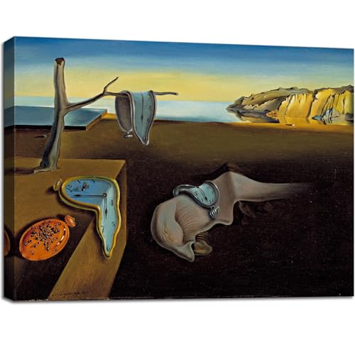 weiyiart Salvador Dali Canvas Wall Art - The Persistence of
