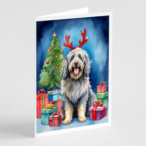 Caroline's Treasures Bergamasco Dogs Blank 5x7 Note Cards Set of 8