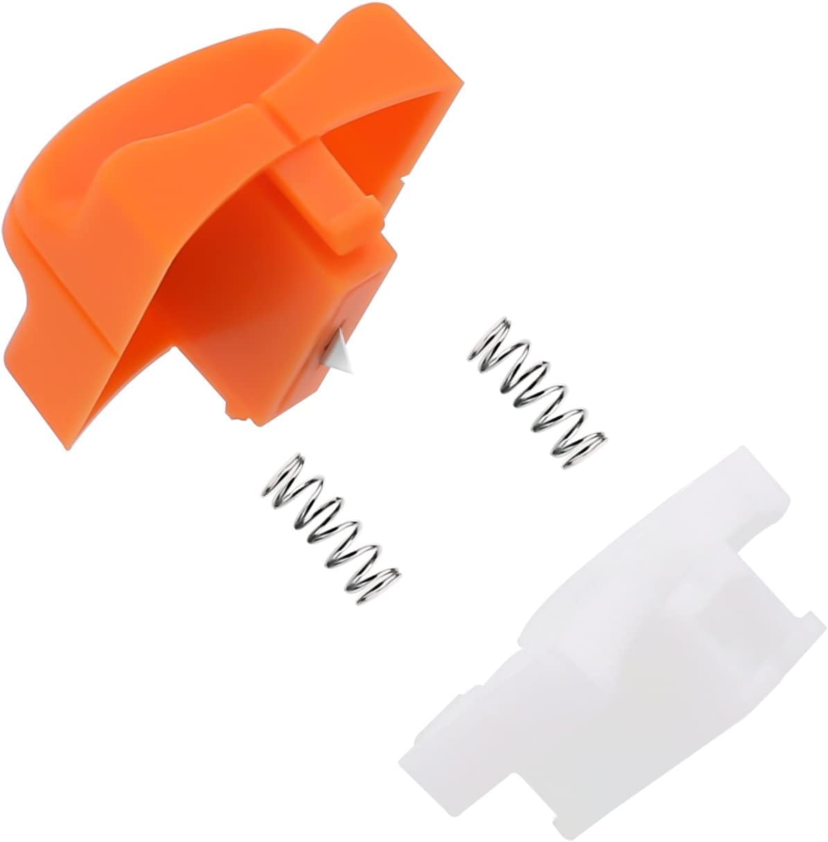 Firbon Paper Cutter Replacement Blade with Automatic Security Safeguard Design for A4 Paper Trimmer (5 Pack) (Orange)