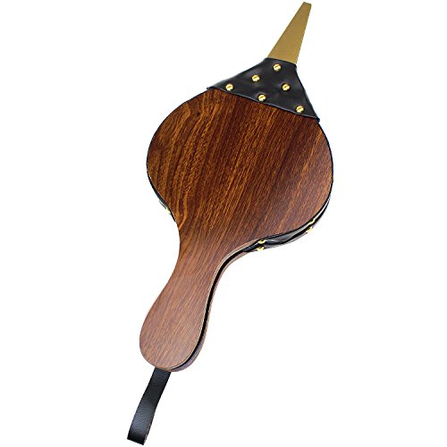 DYWISHKEY Wood Bellows, Fireplace Bellows 15.5 Inch x 7 Inch, Air Bellow Fireplace