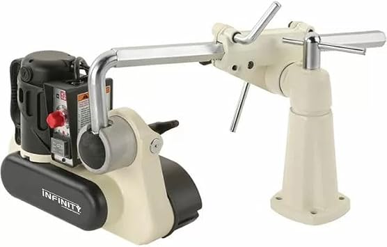 Infinity Tools Mini Power Feeder MPF-001 1/8 HP Variable Speed 6.556 FPM, Reversible Feed, Horizontal/Vertical Mode, 26 lb For Router Tables, Shapers, Table Saws & Bandsaws