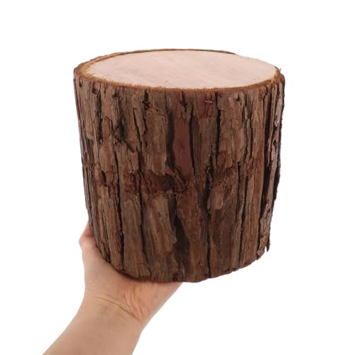 VOSAREA Wood Slices Tree Stump Decor with Bark Unfinished Wood Slives Log Side Table: Trees Stump As Centerpiece for Home and Wedding Decor by VOSAREA - Used condition - Image 6