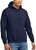 Sudadera con capucha para hombre Hanes - EcoSmart Fleece, para hombre y mujer - Vellón de peso medio - Tallas grandes y altas disponibles 2
