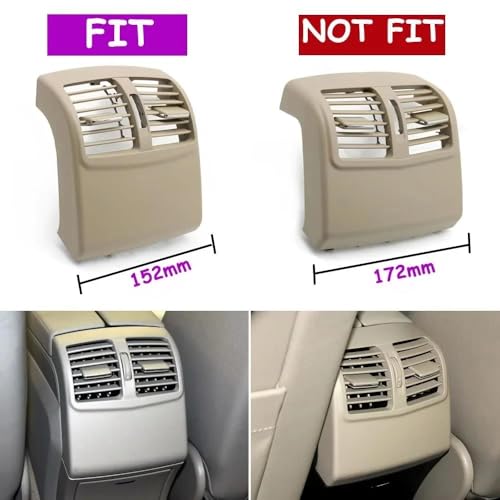 Aérateurs climatisation couvercle sortie grille ventilation Benz E200 E260