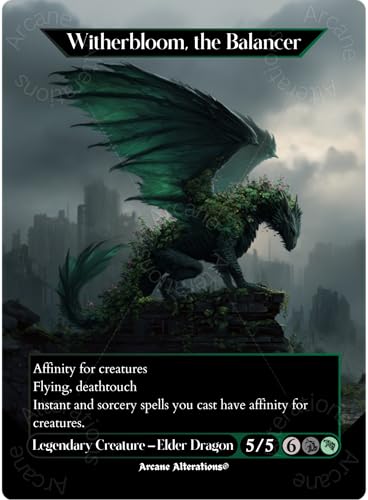 Witherbloom, the Balancer - Full Art Altered Art Custom Proxy Cards
